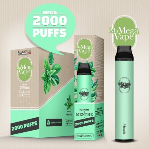 Menthe - Ma MEGA Vape 2000 puff