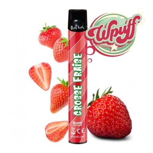 Wpuff Grosse fraise (Boite de 10) - Liquideo