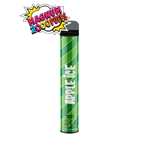 Magnum 2000 puffs - Pomme glacée de Liquideo