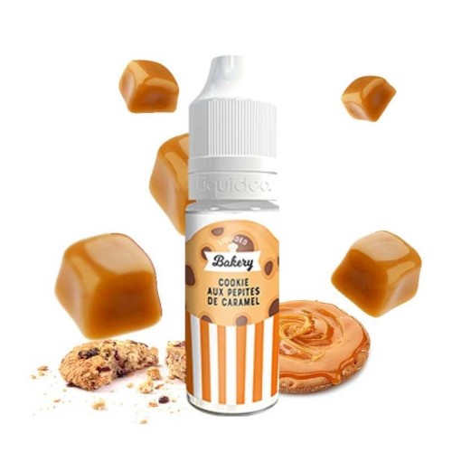 Tentation - COOKIES PEPITES CARAMEL Bakery 10ml - LIQUIDEO