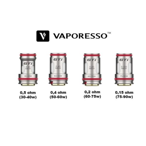 Résistances GTI (5pcs) - Vaporesso