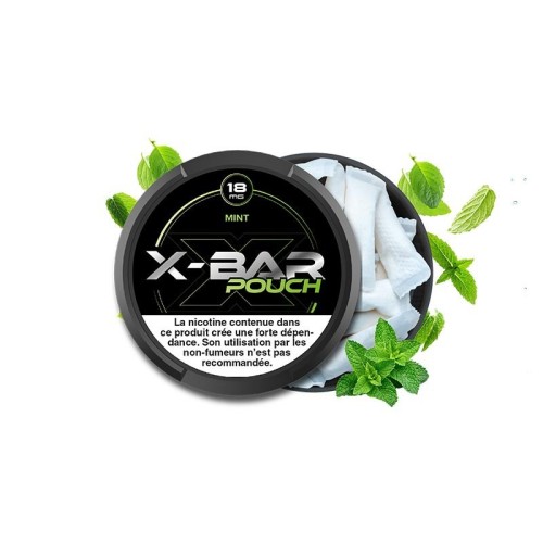 X-Bar Pouch (Sachet Nicotiné) Green Mint