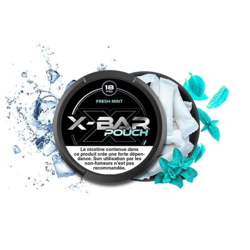 X-Bar Pouch (Sachet Nicotiné) Fresh Mint