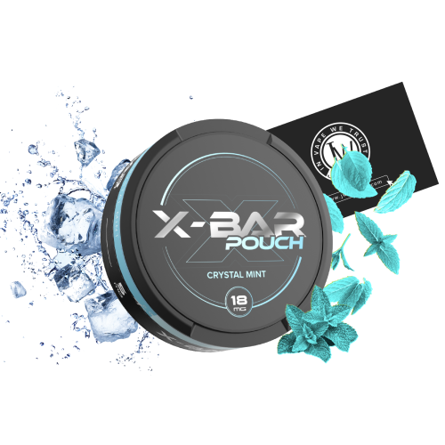 X-Bar Pouch (Sachet Nicotiné) Crystal Mint