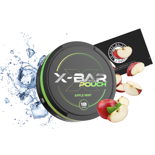 X-Bar Pouch (Sachet Nicotiné) Apple Mint