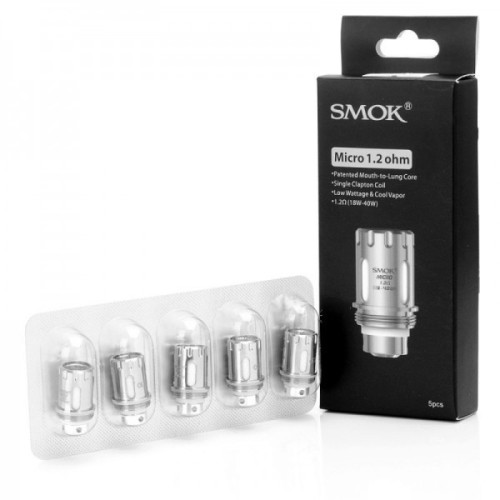 Grossiste Smokertech: Résistance Micro MTL Core 1,2 et 1.8 / Par 5 - Smoktech