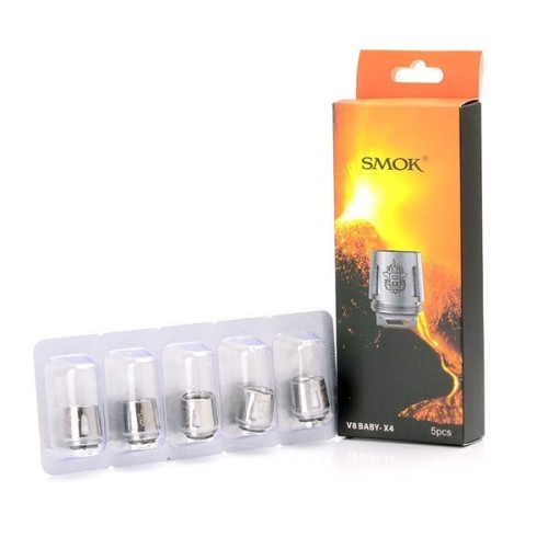 Grossiste Smokertech: Resistance TFV8 BABY - X4 (0.15 oHm) de SMOKTECH