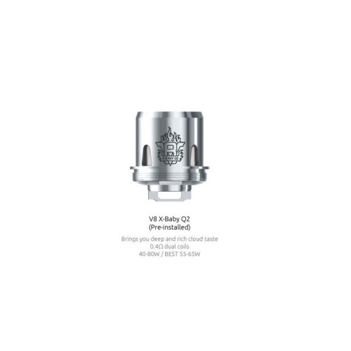 Résistance Q2 (0.4oHm) pour TFV8 X-BABY de SMOKTECH