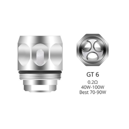 Résistance GT6 (0.2oHm) de VAPORESSO (Pack de 3)