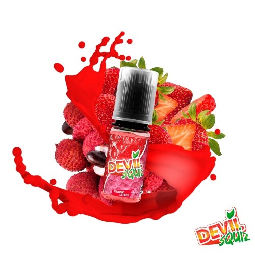 Fraise Litchi 10ml - DEVIL Squiz - AVAP