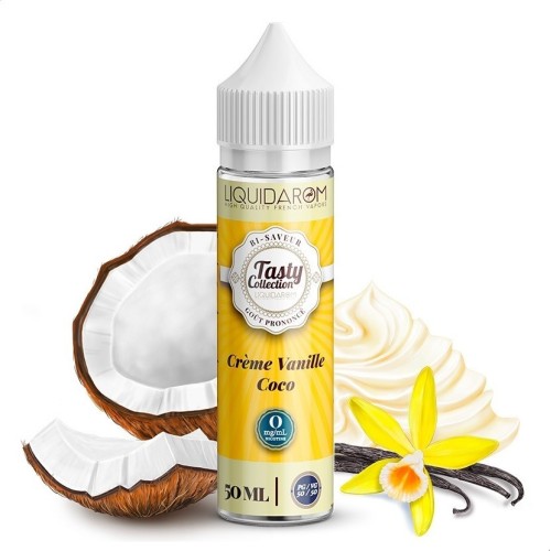 Crème Vanille Coco 50ml - Tasty Collection de LIQUID'AROM